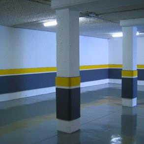 Protector-columnas-bobinas-tricolor-azul-amarillo